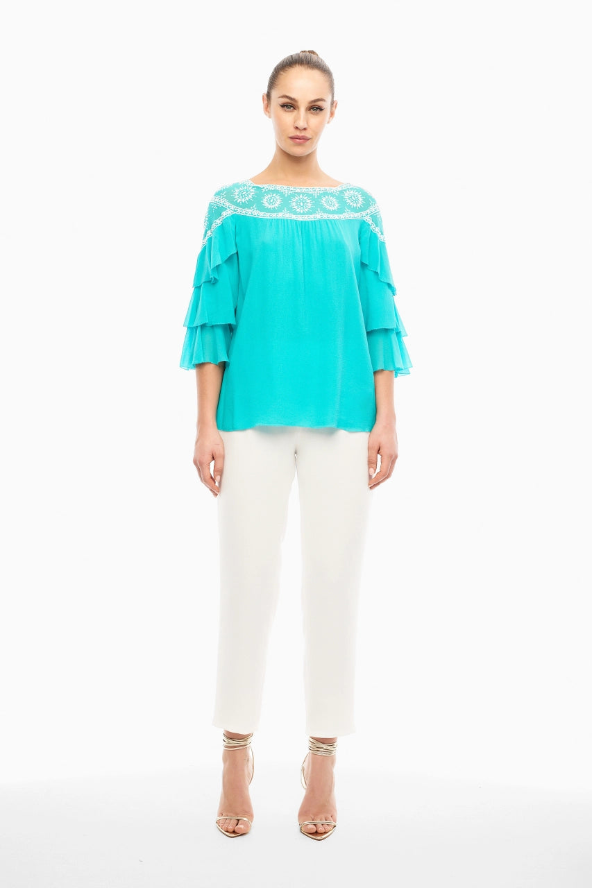 Sonia Trousers - White, XL image