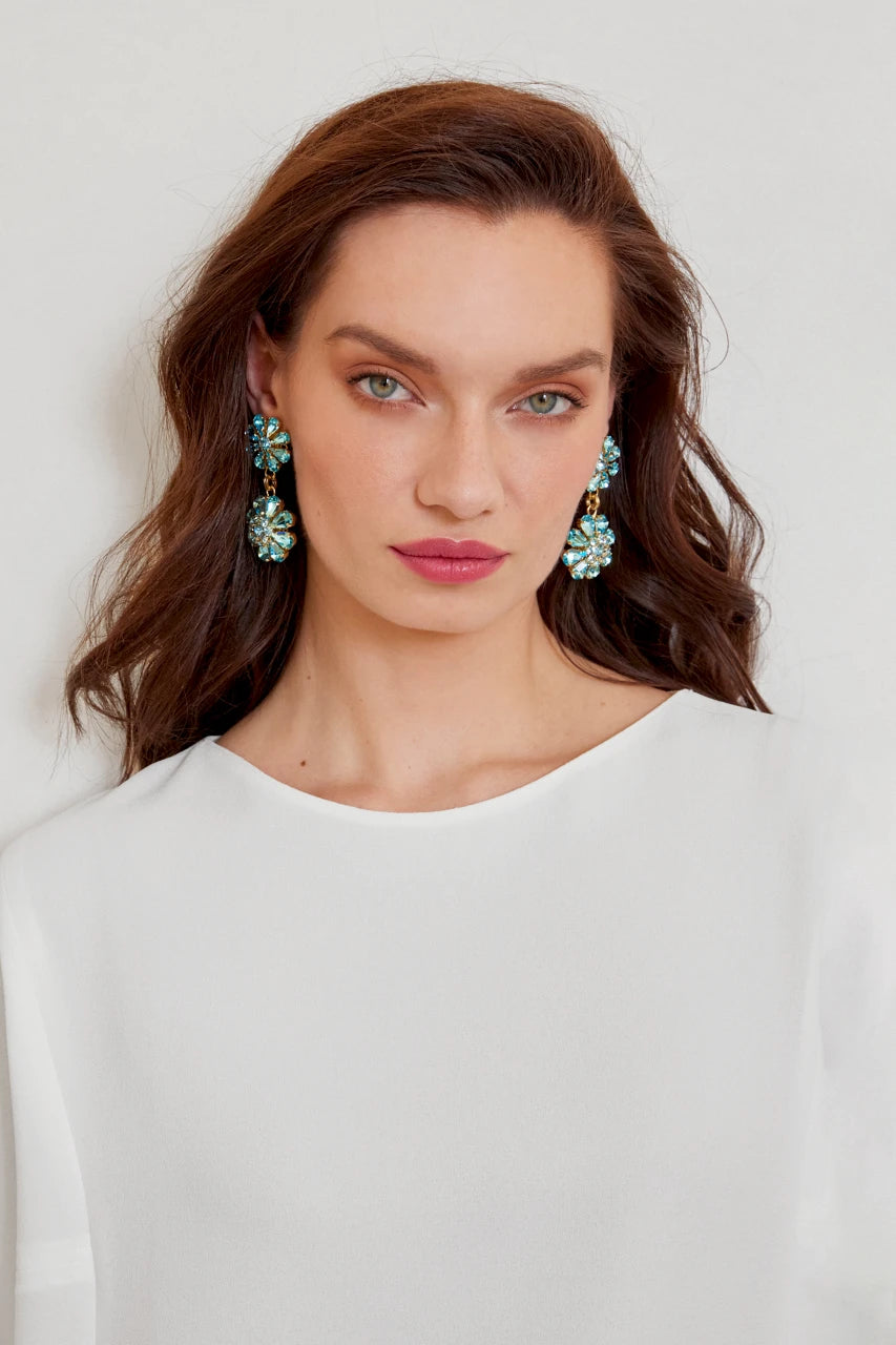 Libby Earrings Turquoise image 1