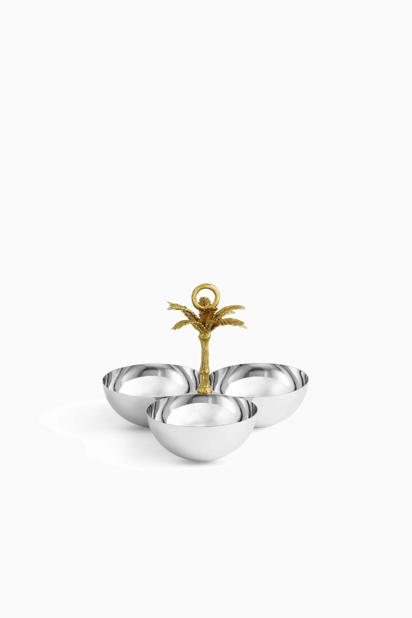 Palm Tree Triple Bowl