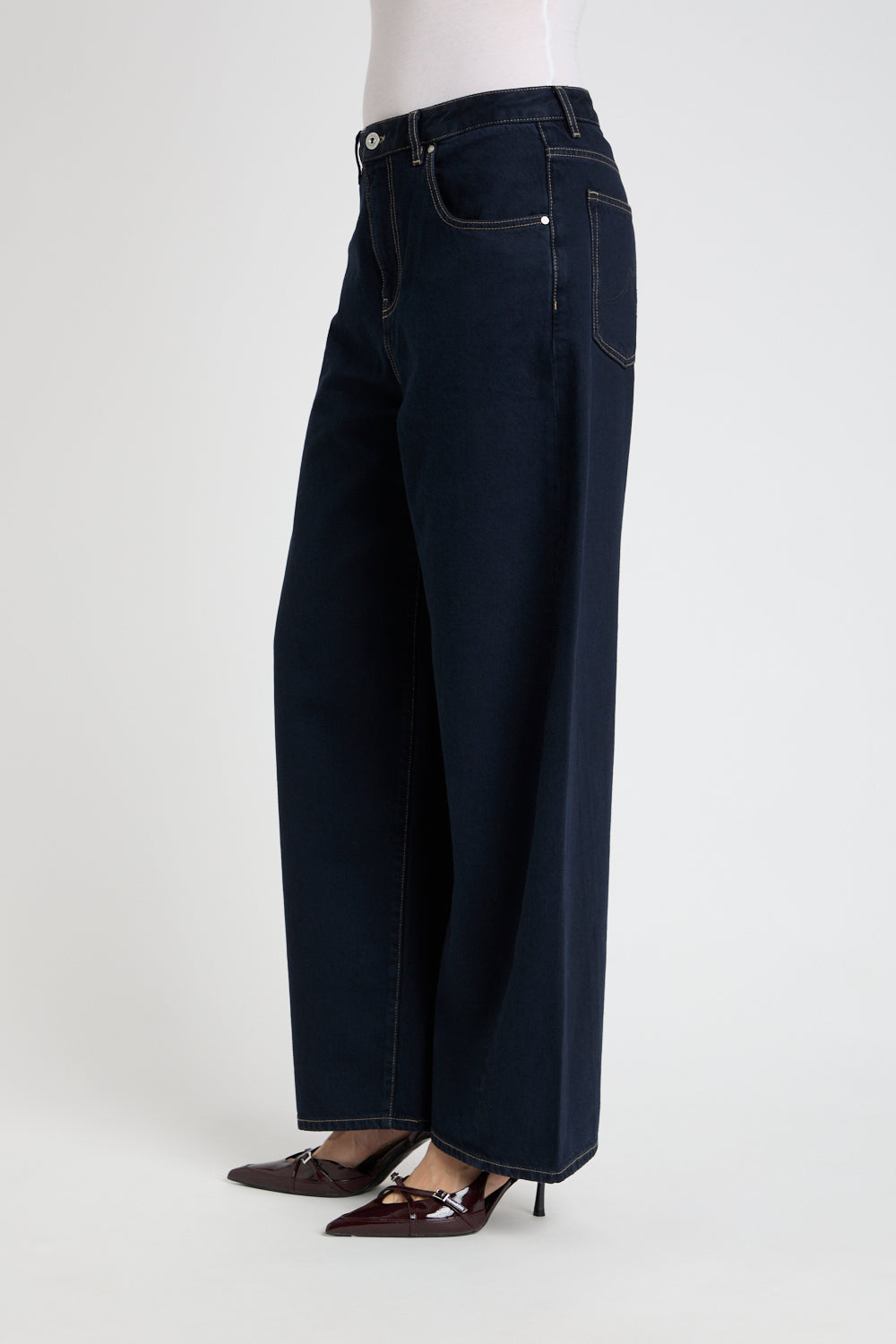 Icety Full Length Barrel Jeans