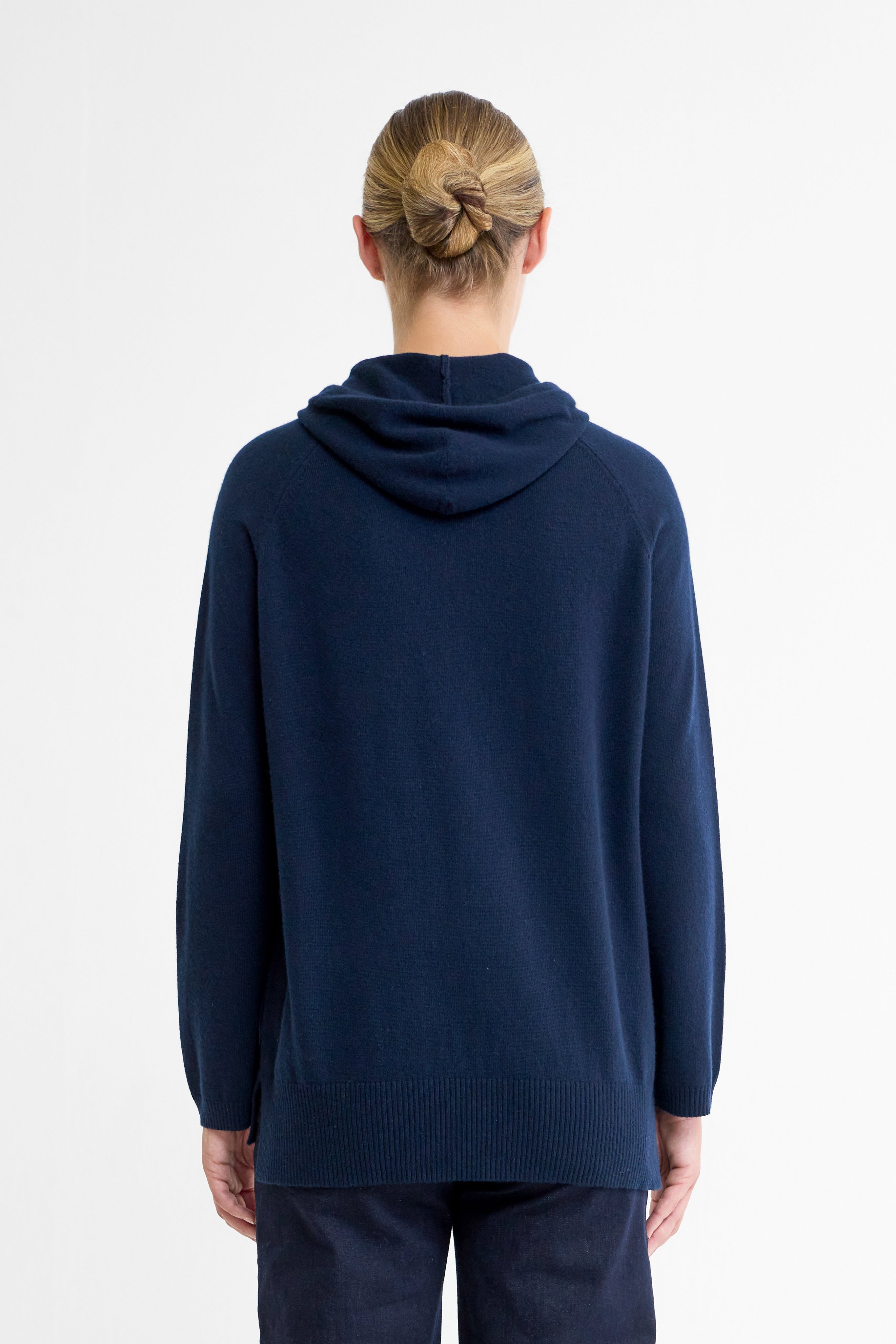 Paddy Beaded Navy Hoodie