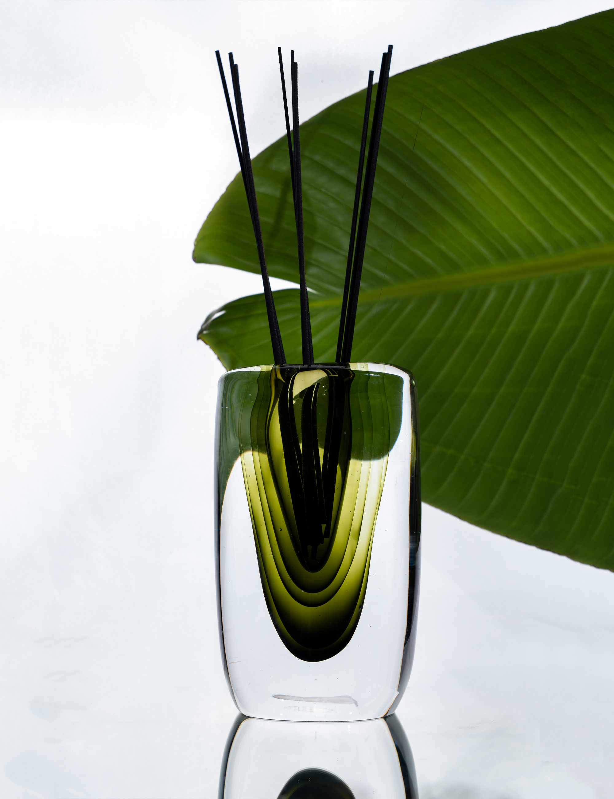 Abyssian Hand Blown Glass Vase