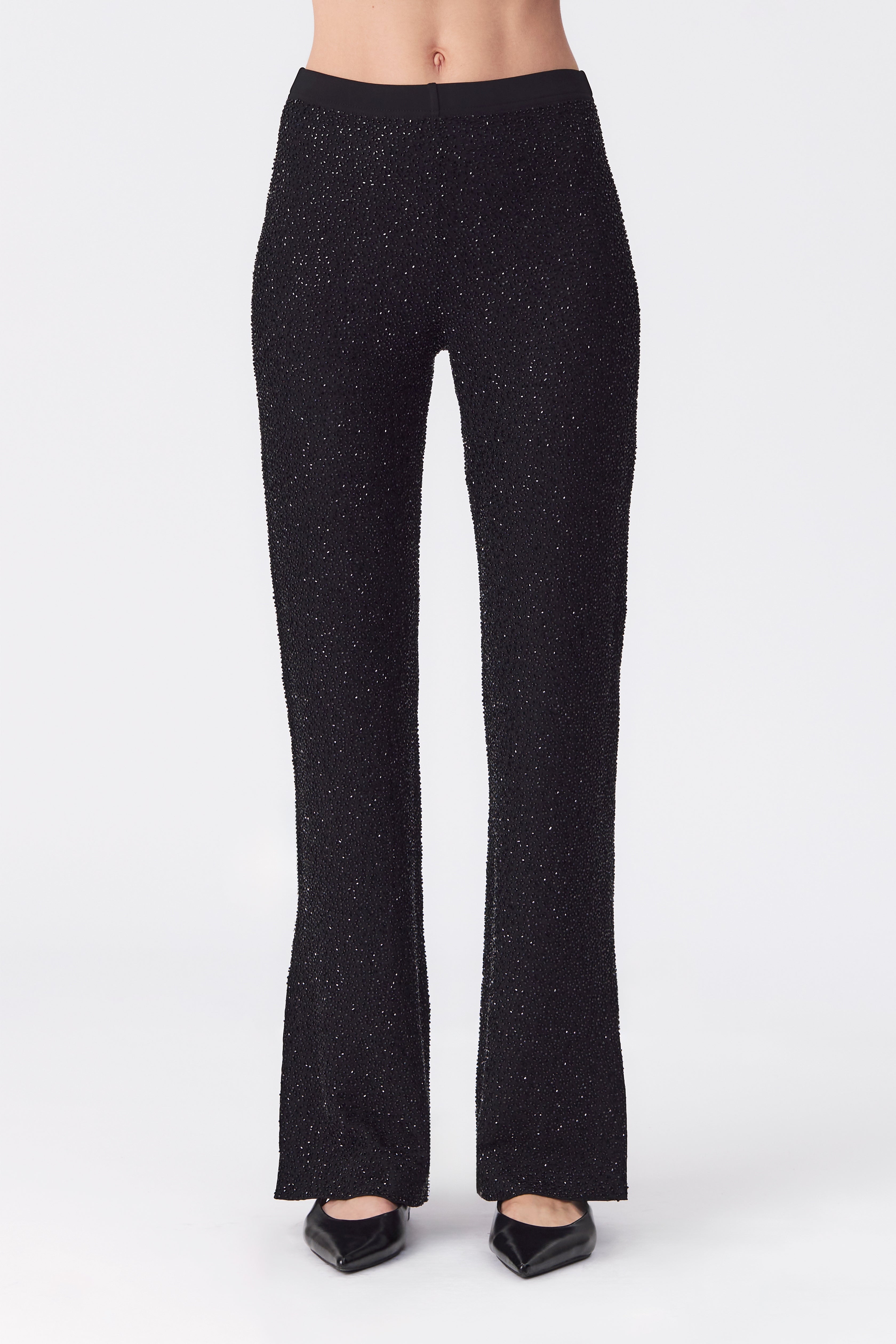 Jenna Beaded Trousers in Navy