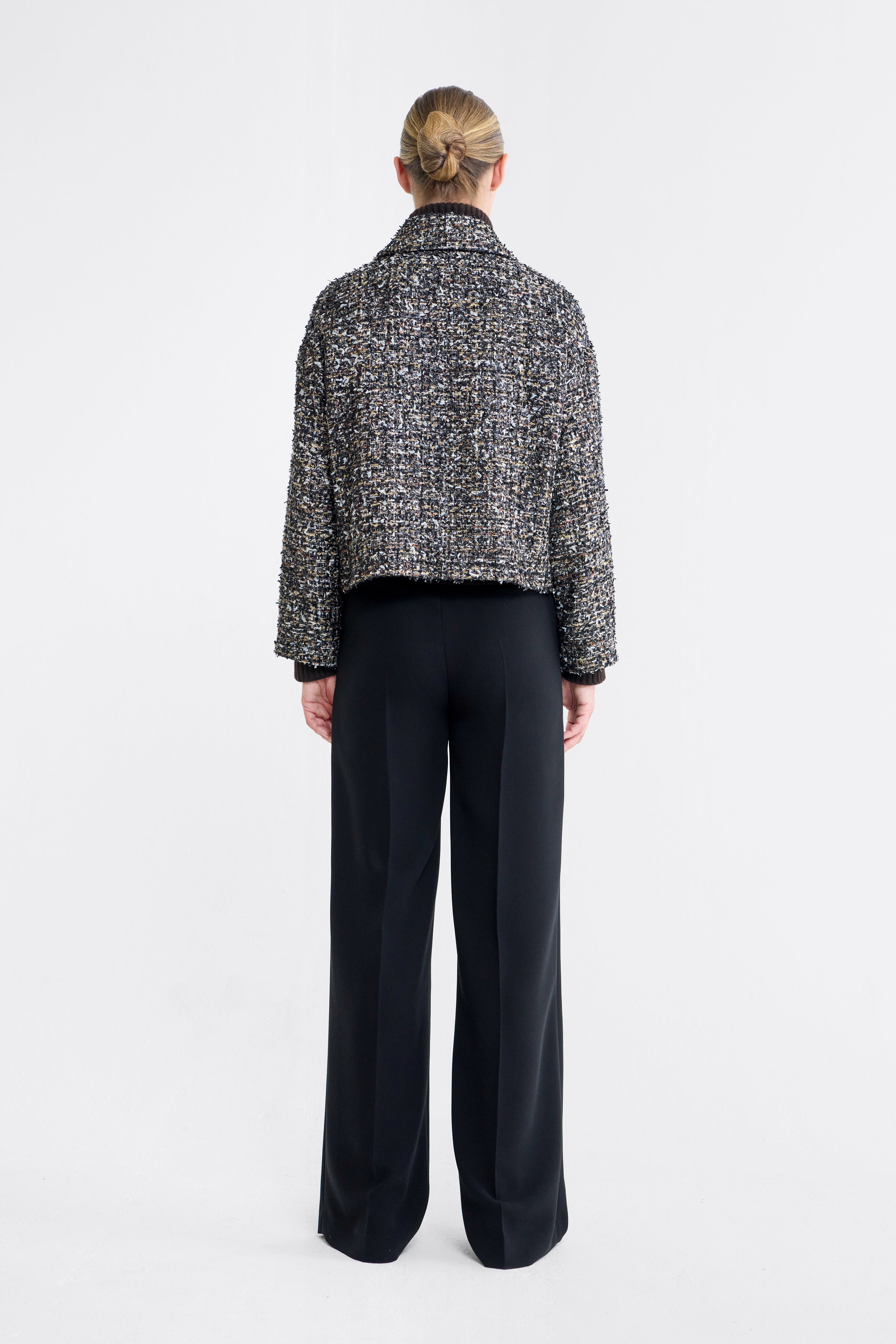 Rowan Black and Gold Tweed Jacket