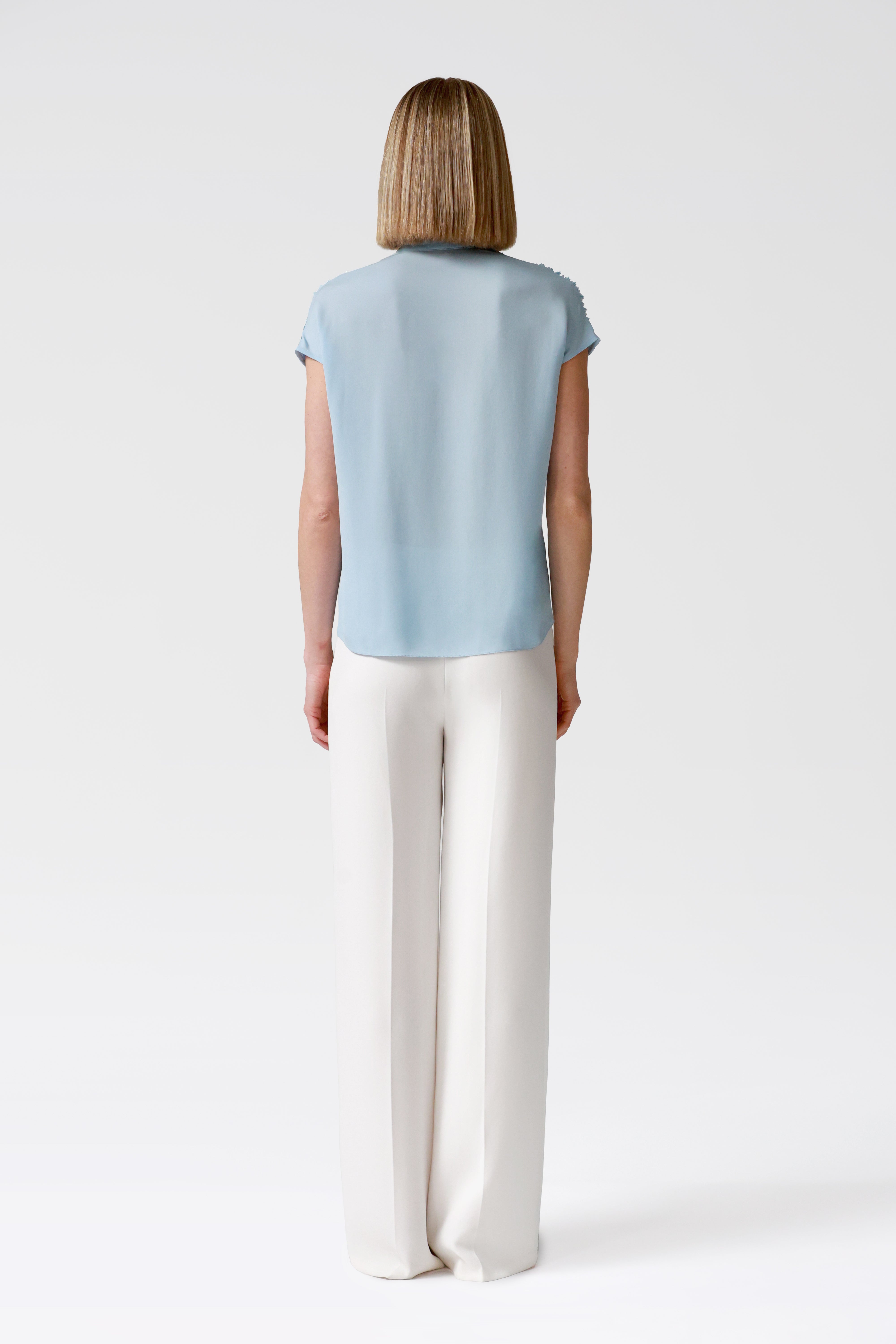 Skye Beaded Silk Blouse